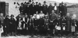 Ludwig Wittgenstein with his school class in Lower Austria, 1922-24.