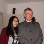 Christian Kanzian and a participant of the symposium Christian Kanzian and a participant of the symposium