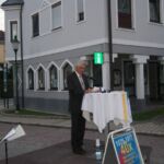 Dorffest vor dem Gemeindeamt Kirchberg/W. zum 40. IWS
