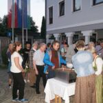 Dorffest vor dem Gemeindeamt Kirchberg/W. zum 40. IWS