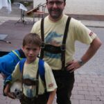 Dorffest vor dem Gemeindeamt Kirchberg/W. zum 40. IWS